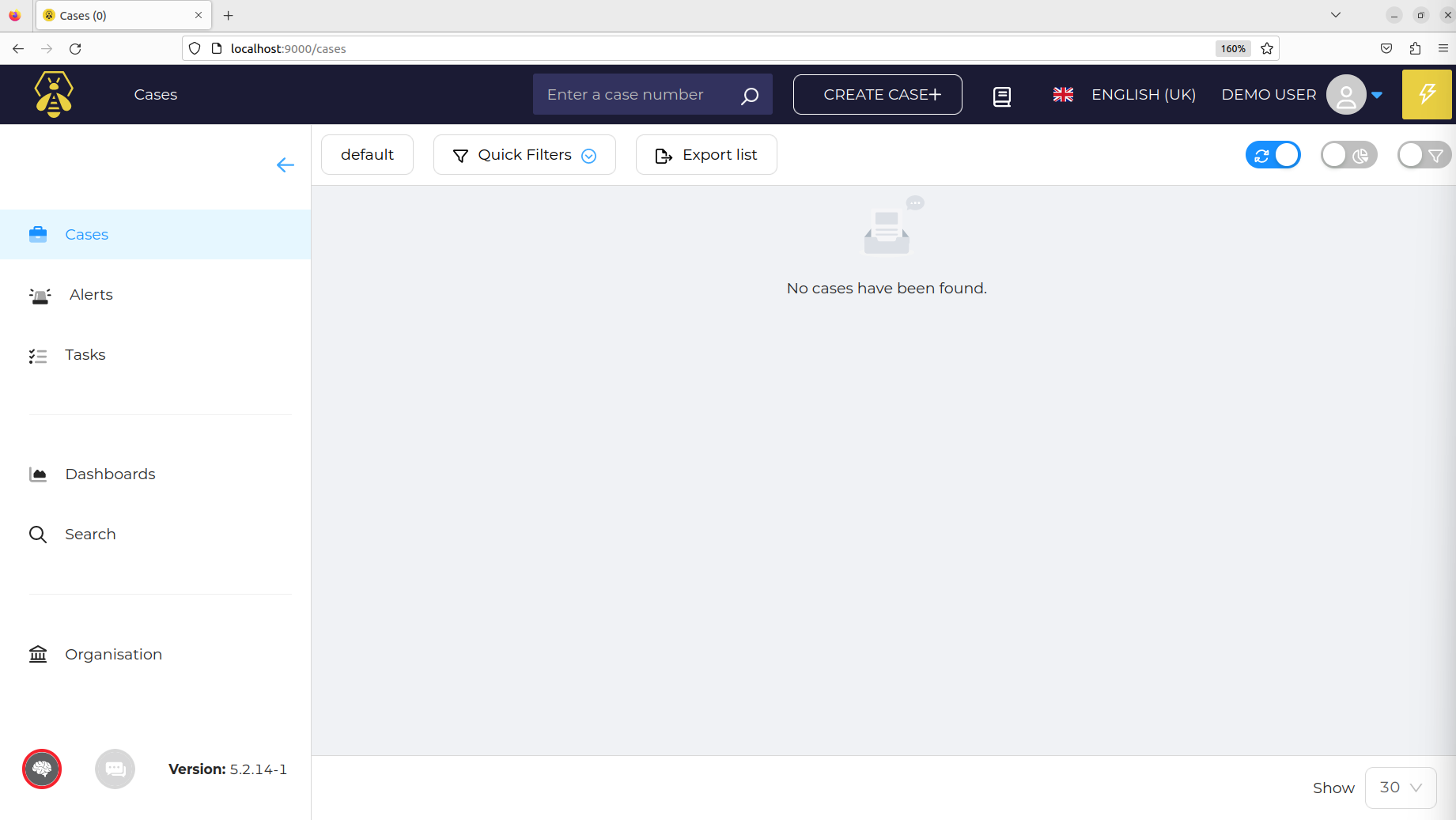 TheHive screenshot